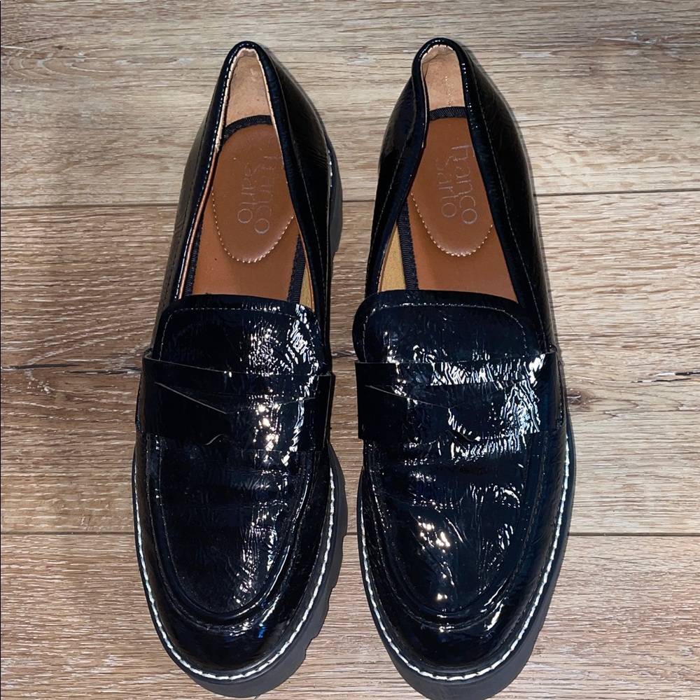Franco Sarto
Women's Balin Lug Sole Loafers Black Loafers for Women 9.5 EUC